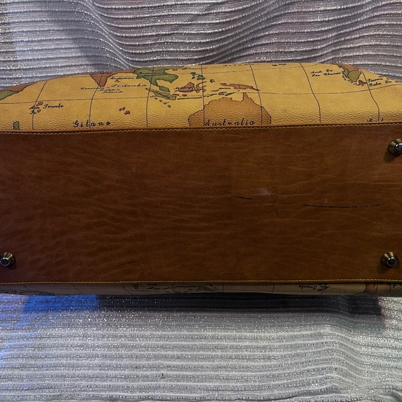 Vintage Gitano Map Print Travel Bag - Picture 2 of 7
